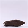 Hispanitas Paris V Cut Heel Ankle Boot - Mocha Leopard